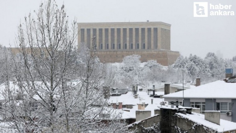 MGM haritayı paylaştı! Ankara'da karla karışık yağmur alarmı verildi