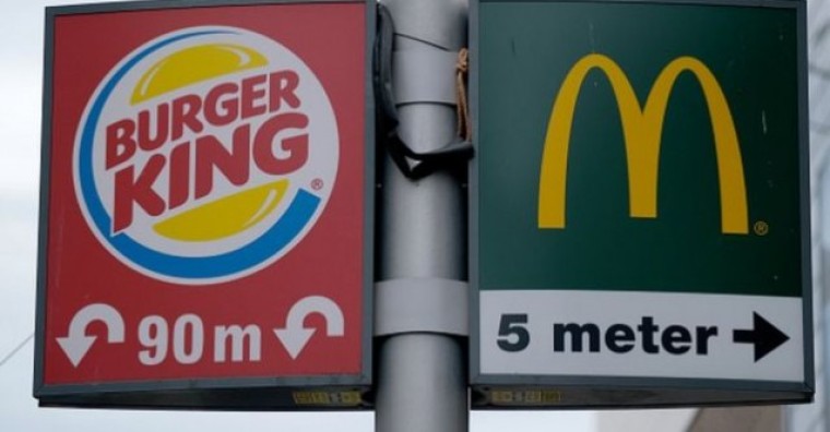 Burger King'den 'McDonald's'tan sipariş verin' ilanı