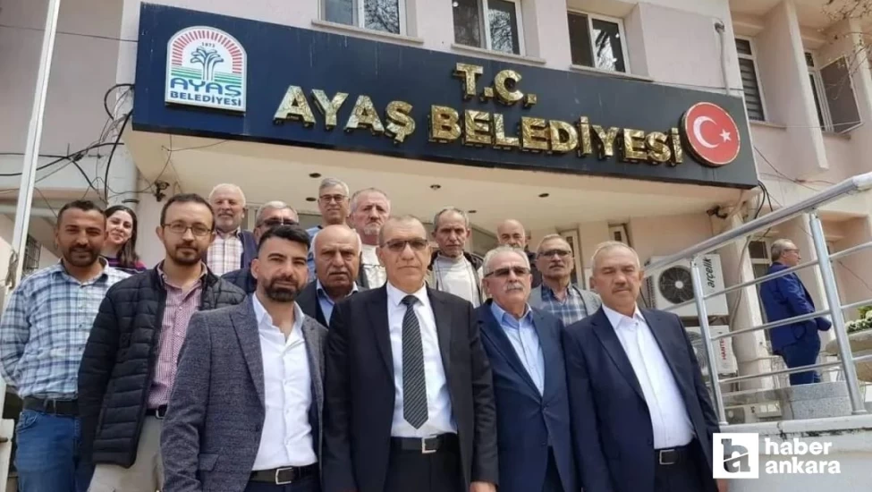 Ayaş Belediye Başkanı İzzet Demircioğlu'na hayırlı olsun ziyaretleri sürüyor