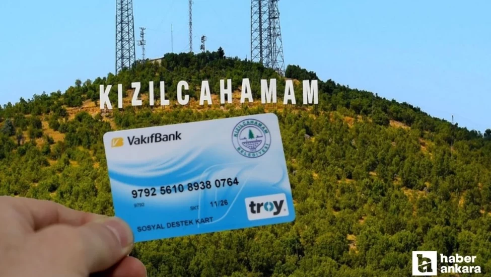 Kızılcahamam Belediyesi sosyal kart sahiplerine 1000 TL destek ödemesi yaptı