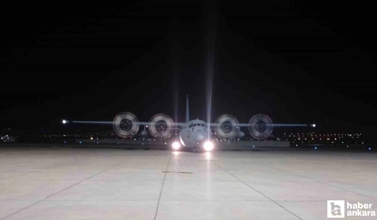Gazzeli hasta ve yaralıları taşıyan ikinci uçak Ankara'ya ulaştı!