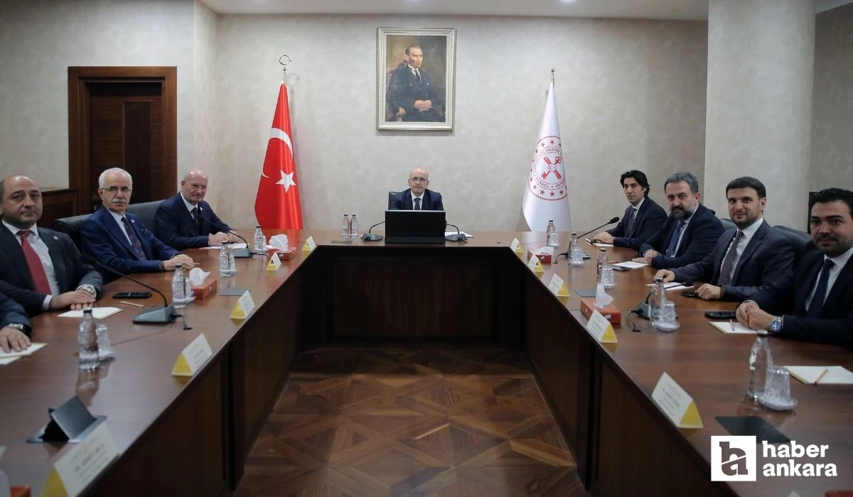 ATO Heyeti Hazine ve Maliye Bakanı Mehmet Şimşek’i ziyaret etti! Farklı KDV oranları reel sektörü zorluyor
