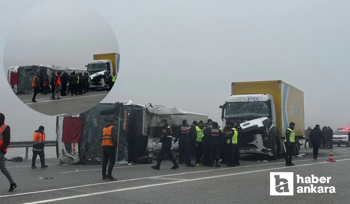Malatya'da yolcu otobüsü devrildi! İlk belirlemelere göre 4 ölü 36 yaralı var