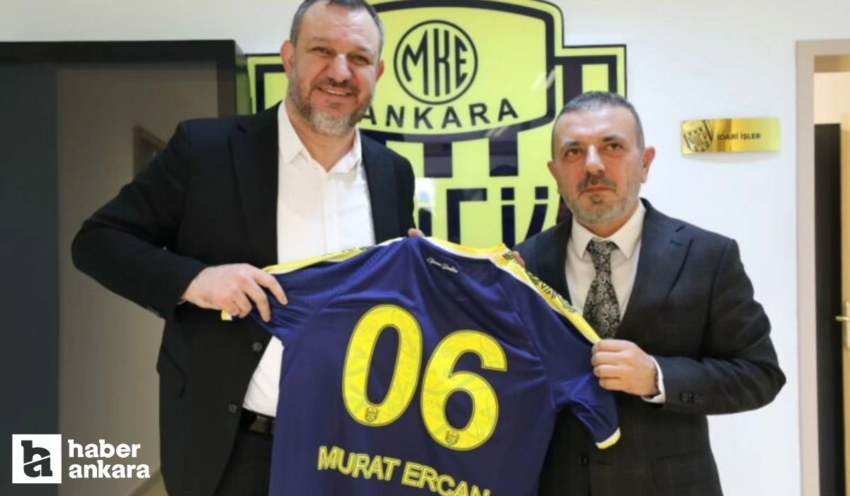 Sincan Belediye Başkanı Ercan MKE Ankaragücü Başkanı Fırat'ı ziyaret etti!
