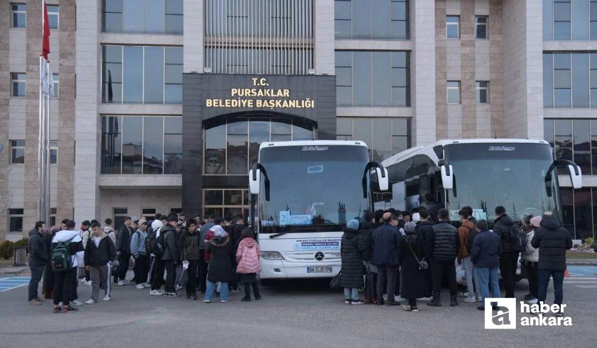 Pursaklar Belediyesi ilçedeki genç erkekleri Kapadokya'ya gönderdi