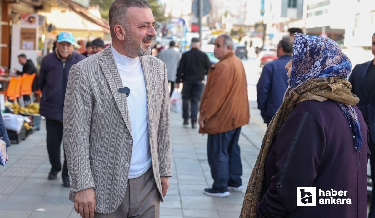 Sincan Belediye Başkanı Murat Ercan Tandoğan mahallesinde ziyaretlerde bulundu