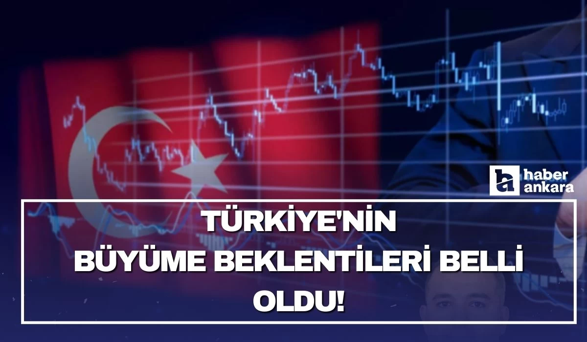 Türkiye'nin büyüme beklentileri belli oldu! GSYH'nin artacağı tahmin edildi