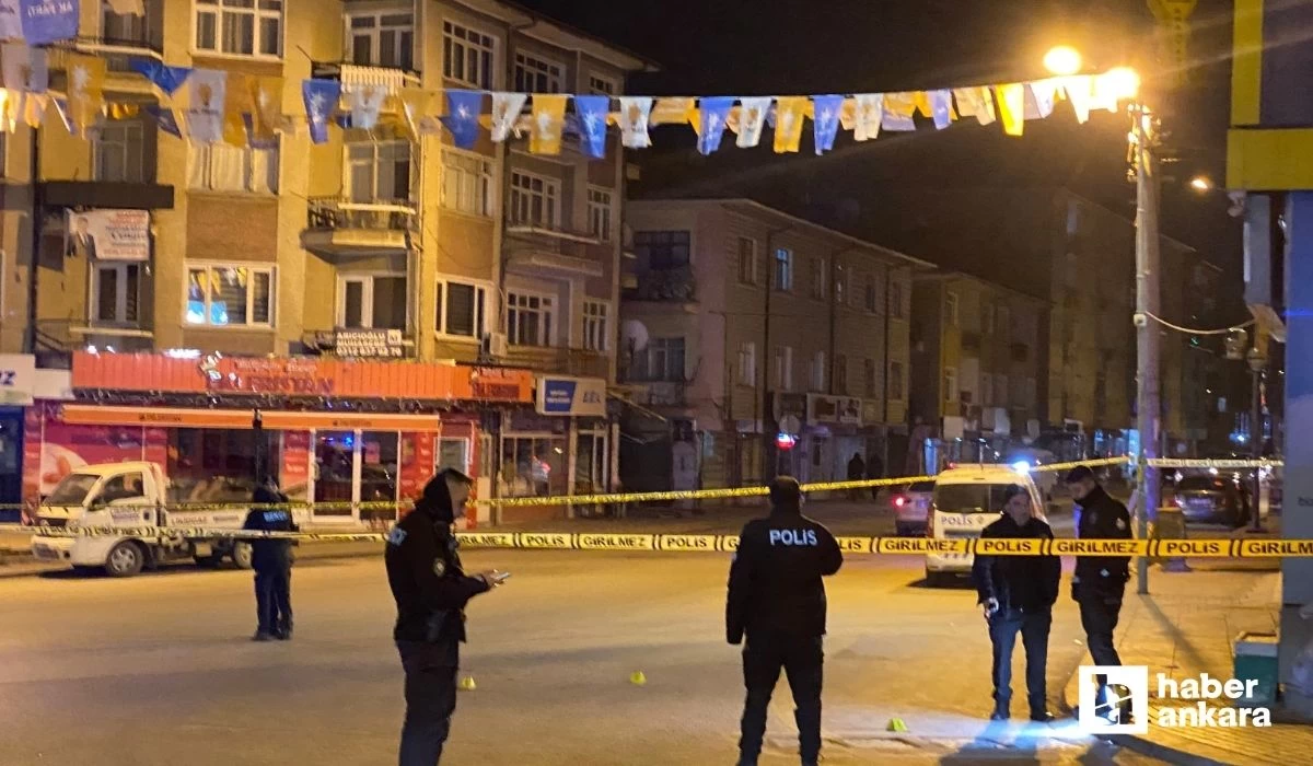 Ankara Çubuk'ta silahlı kavga! 1 Kişi kafasından vuruldu