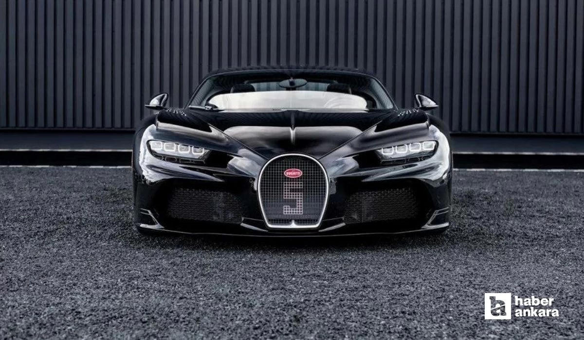 Ünlü otomobil markası Bugatti 1 adet üretilen yeni modelini duyurdu