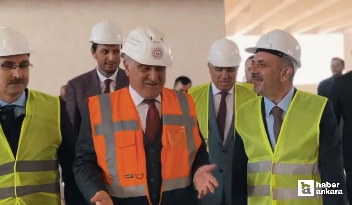 Sincan Belediye Başkanı Murat Ercan Şahin Tepesi Spor Kompleksi inşaatını inceledi