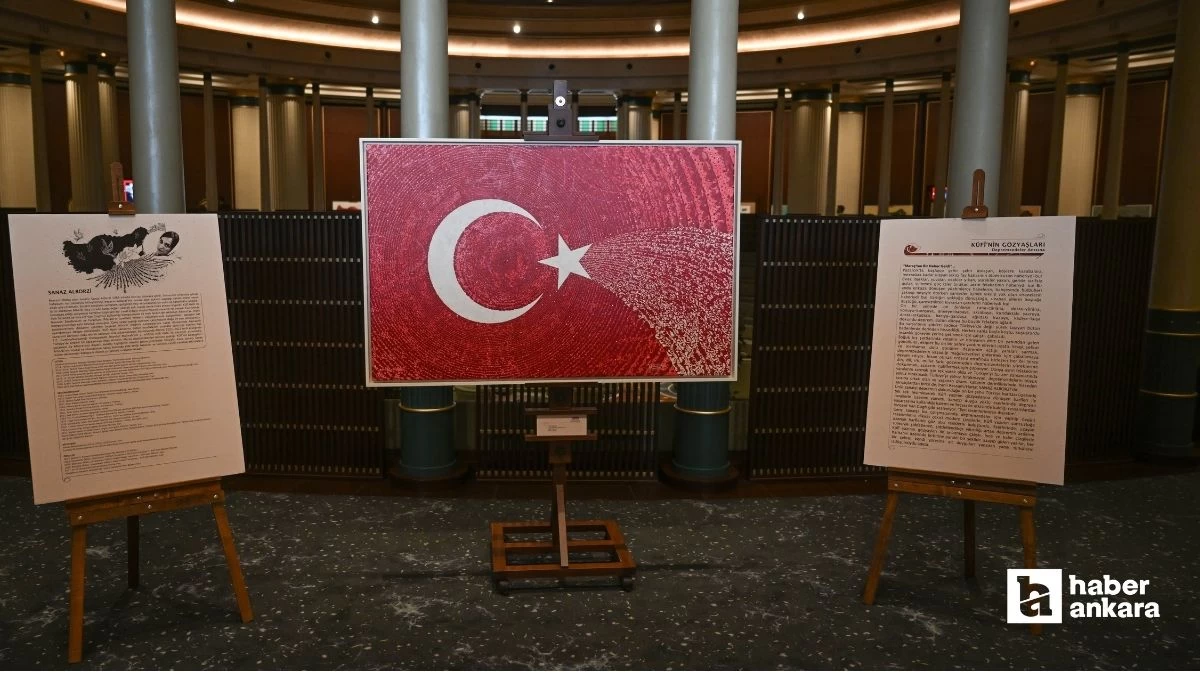 Ankara'da Kahramanmaraş depremi anısına Kufi'nin Gözyaşları sergisi açıldı