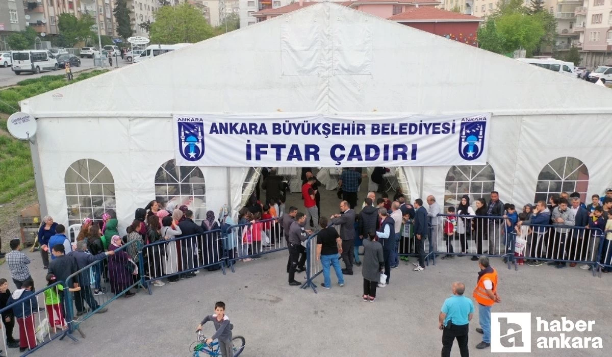 2024 Ankara İftar Çadırı hangi İlçelerde, nerelerde kurulacak?
