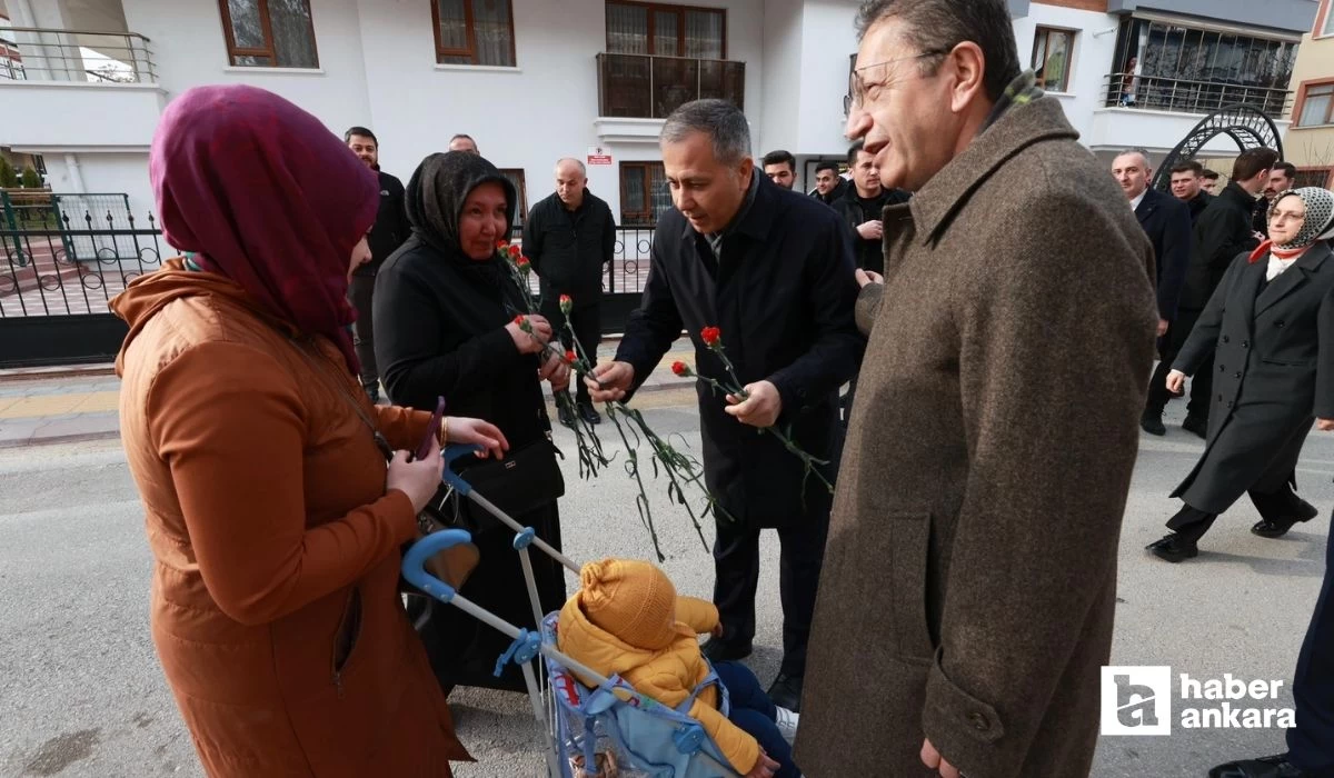 AK Parti Altındağ Belediye Başkan Adayı Tiryaki ve Bakan Yerlikaya vatandaşları ziyaret ettiler