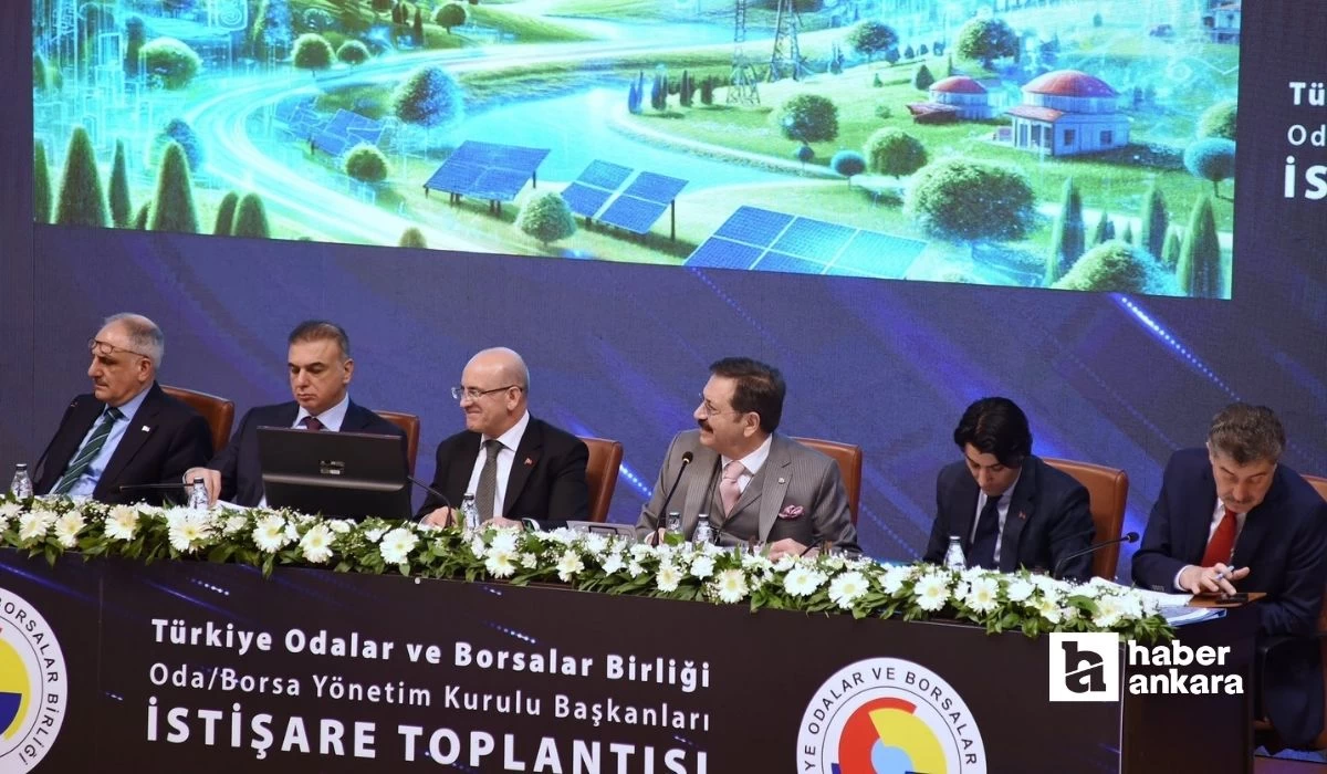 TOBB Oda Borsa Başkanları İstişare Toplantısı Bakan Şimşek'in katılımı ile gerçekleşti