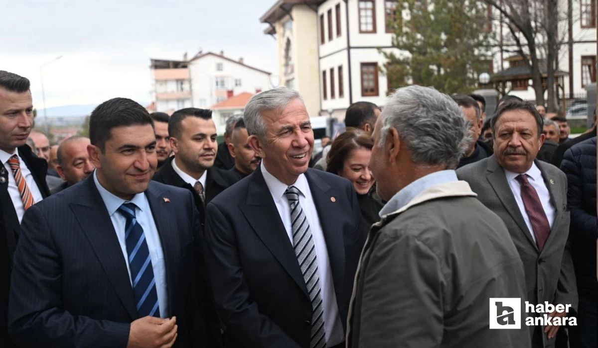 ABB Başkanı Mansur Yavaş Nallıhan, Güdül ve Ayaş'ta esnaf ziyareti yaptı