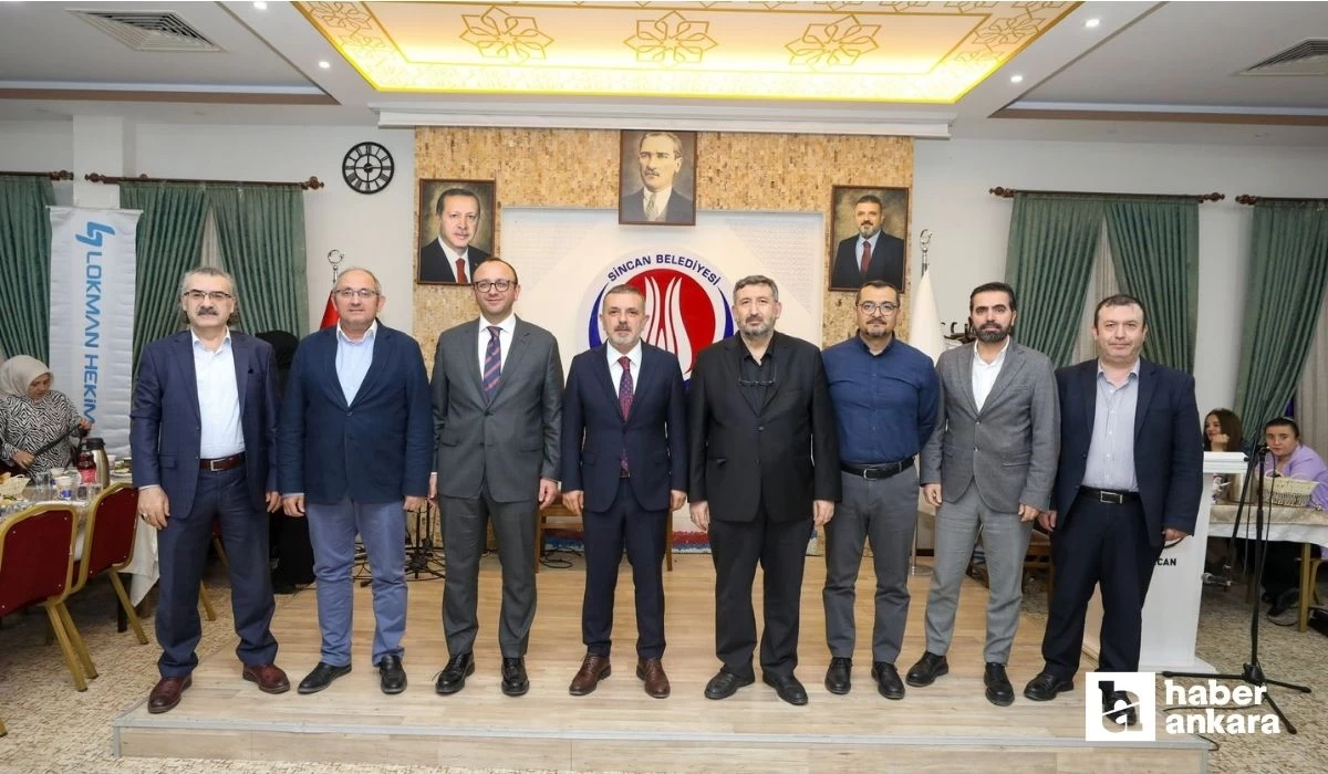 Sincan Belediye Başkanı Murat Ercan akademik personel ile iftarda bir araya geldi