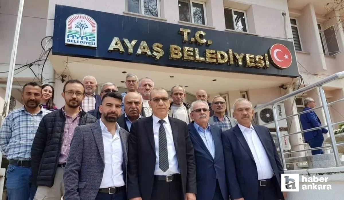Ayaş Belediye Başkanı İzzet Demircioğlu'na hayırlı olsun ziyaretleri sürüyor