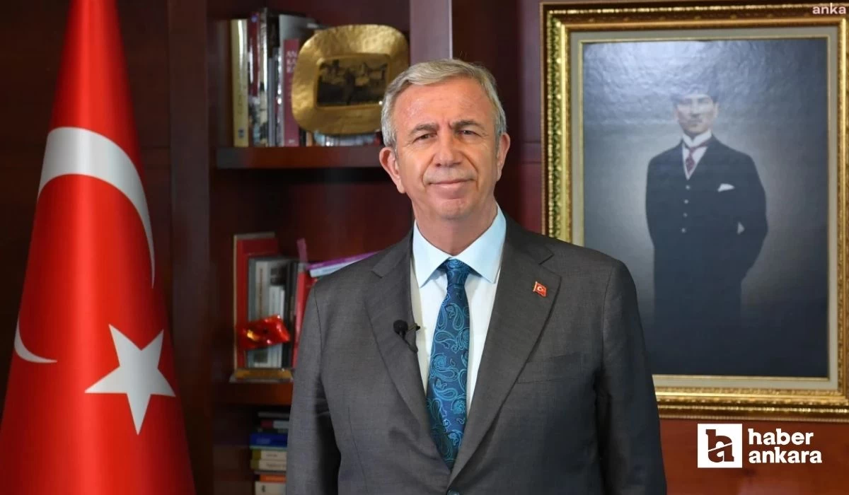 ABB Başkanı Mansur Yavaş 23 Nisan dolayısıyla kutlama mesajı yayınladı