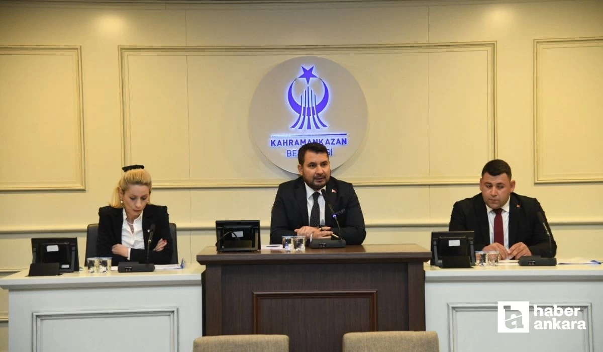 Kahramankazan Belediyesi Mayıs Ayı Meclis Toplantısı Selim Çırpanoğlu başkanlığında gerçekleşti