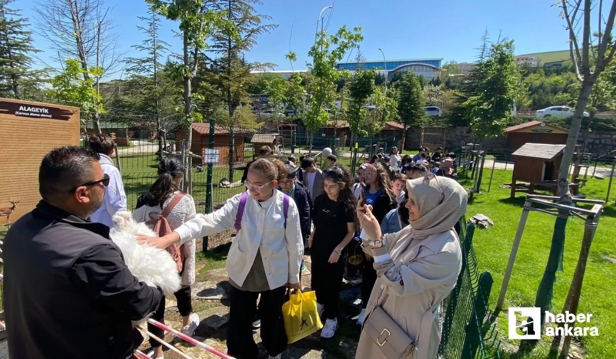Pursaklar Belediyesi Çubuk'tan öğrencileri Endemik Vadi'de misafir etti