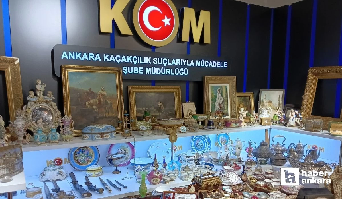 Ankara'da 50 milyon TL değerinde tarihi eser ele geçirildi!