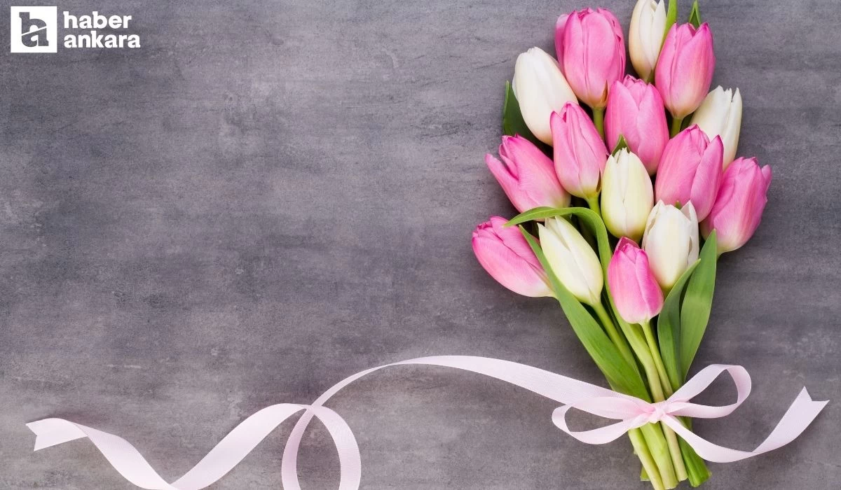 Anneler için Ankara'da dükkanlar rengarenk çiçeklerle süslendi