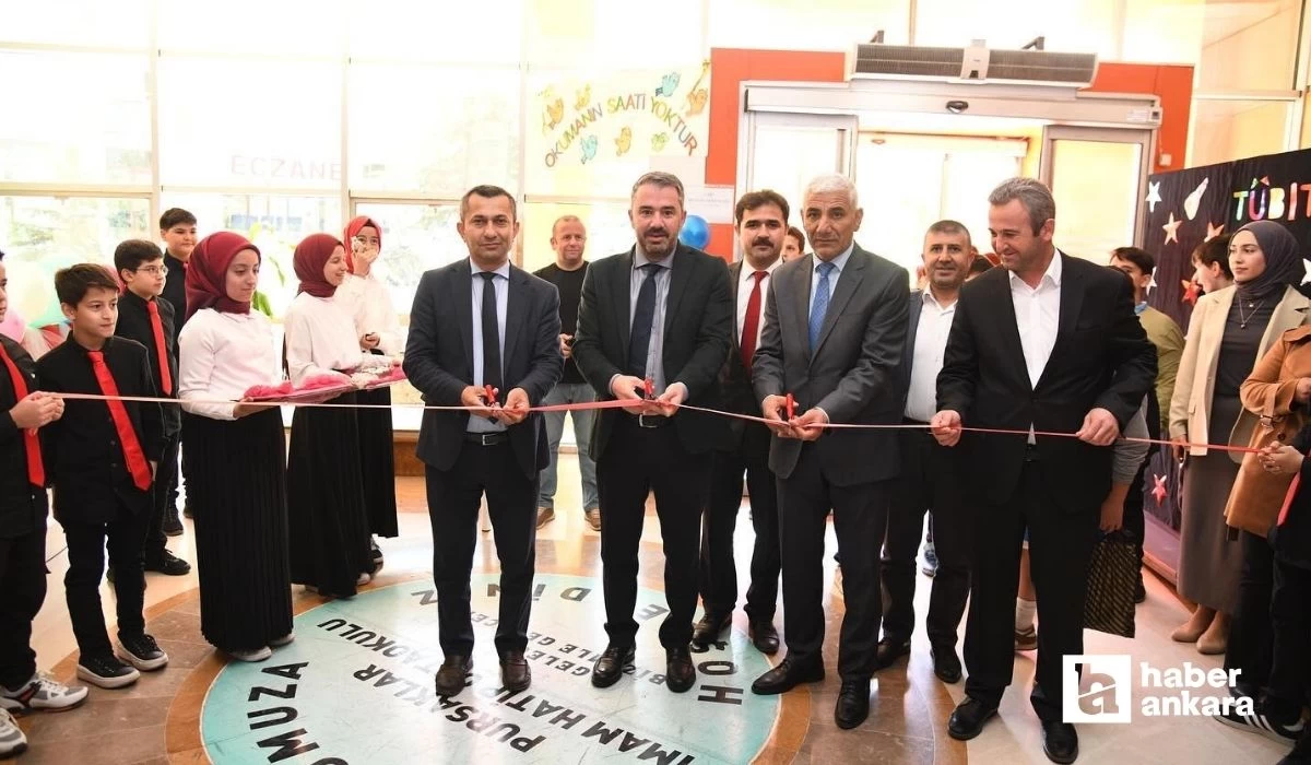 Pursaklar Belediye Başkanı Ertuğrul Çetin TÜBİTAK Bilim Fuarının açılışını gerçekleştirdi