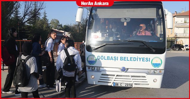 Ankara&#39;da öğrencilere ücretsiz okul servisi desteği