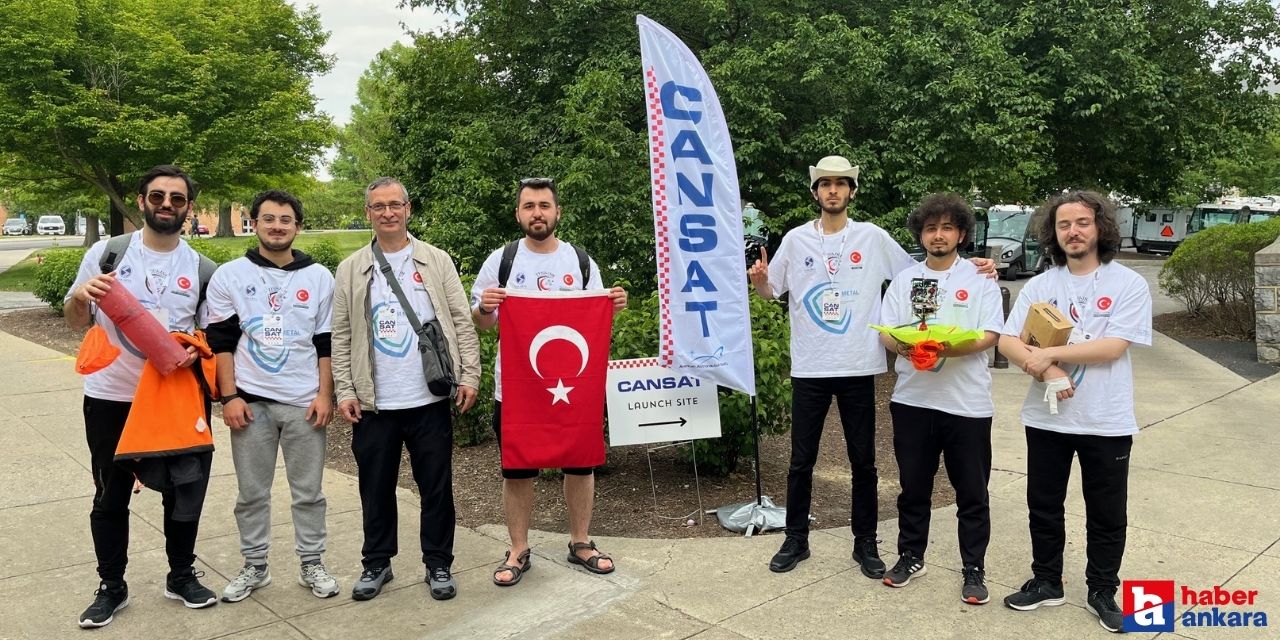 NASA'nın desteklediği model uydu yarışması finalinde Ankara'dan 3 üniversite takımı yer aldı