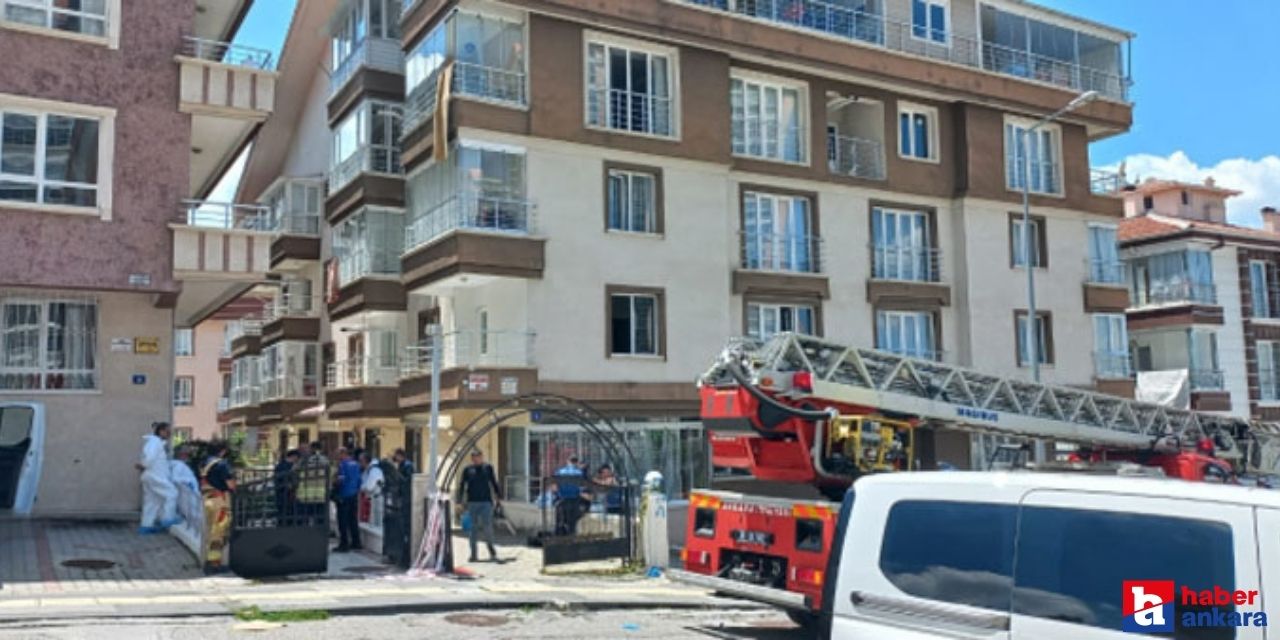 Keçiören'de zehirlenme olayının yaşandığı apartmanda çalışmalar bitti!