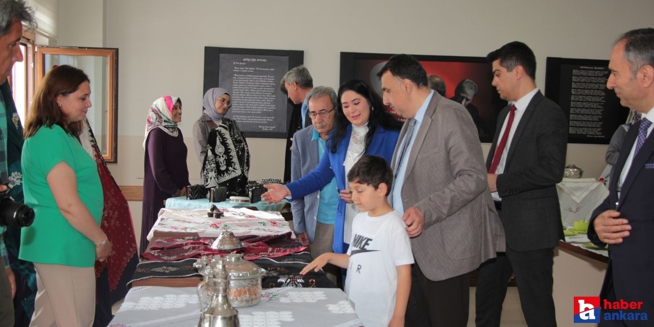 Beypazarı Belediyesinde Halk Eğitim Merkezi yıl sonu sergisi!