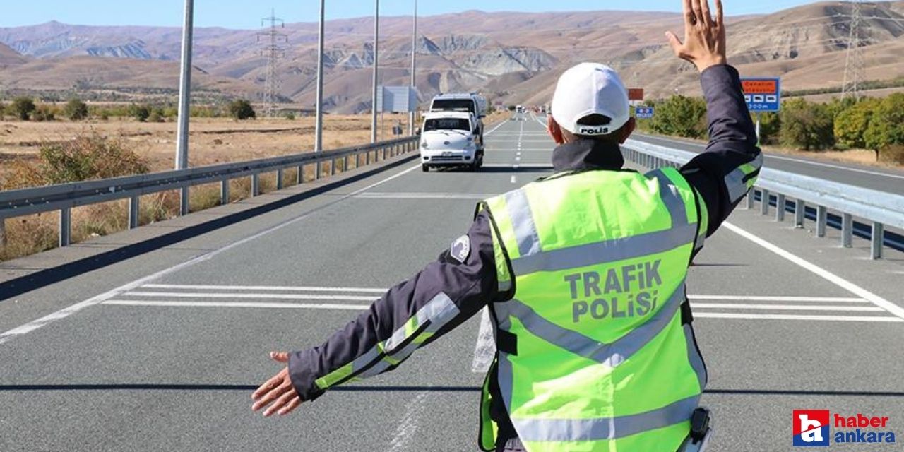 Kurban Bayramı öncesinde Ankara-Kayseri kara yolu Kırşehir geçişinde trafik denetimi!
