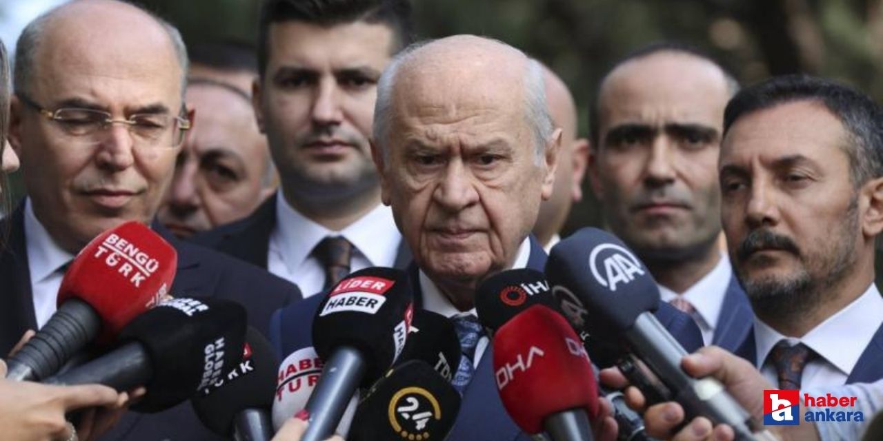 MHP Genel Başkanı Devlet Bahçeli'den yerel seçim açıklaması gecikmedi