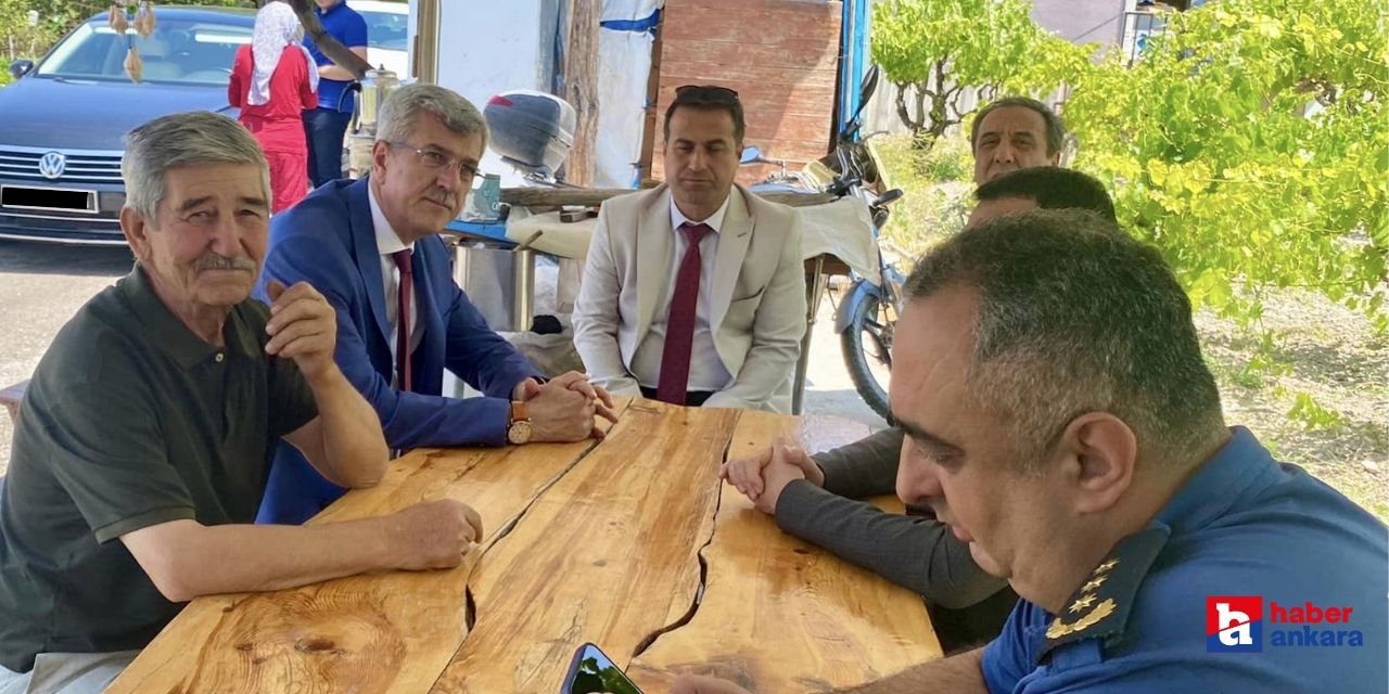 Ankara'nın Beypazarı Belediye Başkanı şehit ailesini ziyaret etti!