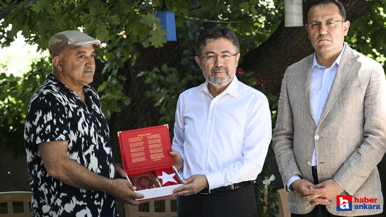 Tarım ve Orman Bakanı Ankara'nın Kahramankazan ilçesini ziyaret etti