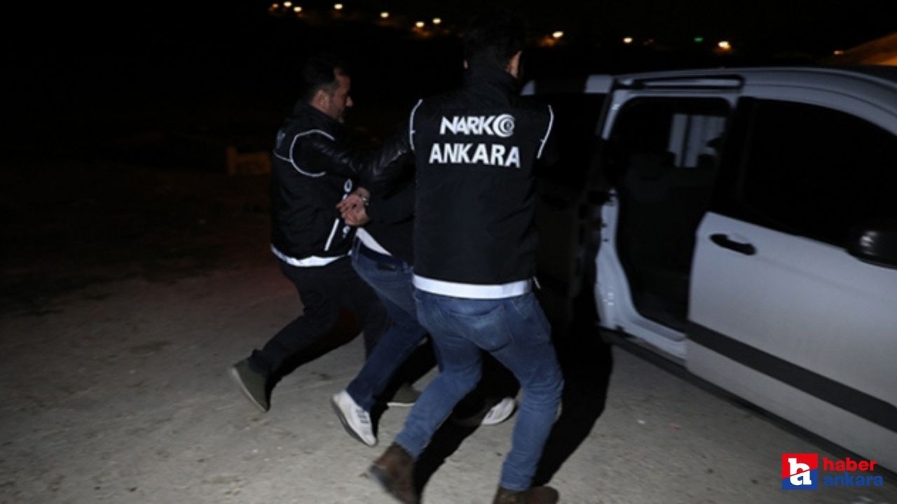 Ankara'da gerçekleşen narkotik operasyonlarına ait rapor paylaşıldı