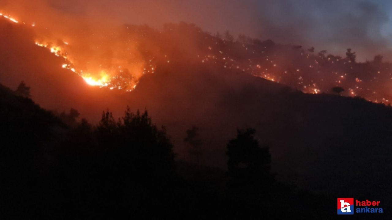 Antalya ve Manisa'da çıkan orman yangını büyüyor! Tahliye çalışmaları başladı!