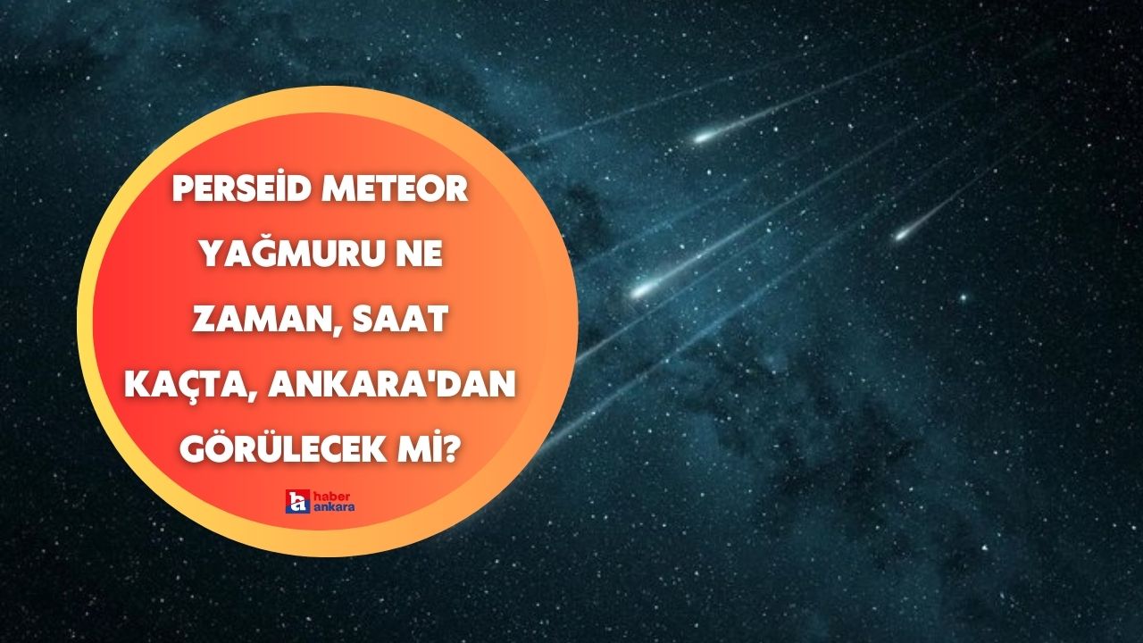 Perseid meteor yağmuru ne zaman, saat kaçta, Ankara'dan görülecek mi?