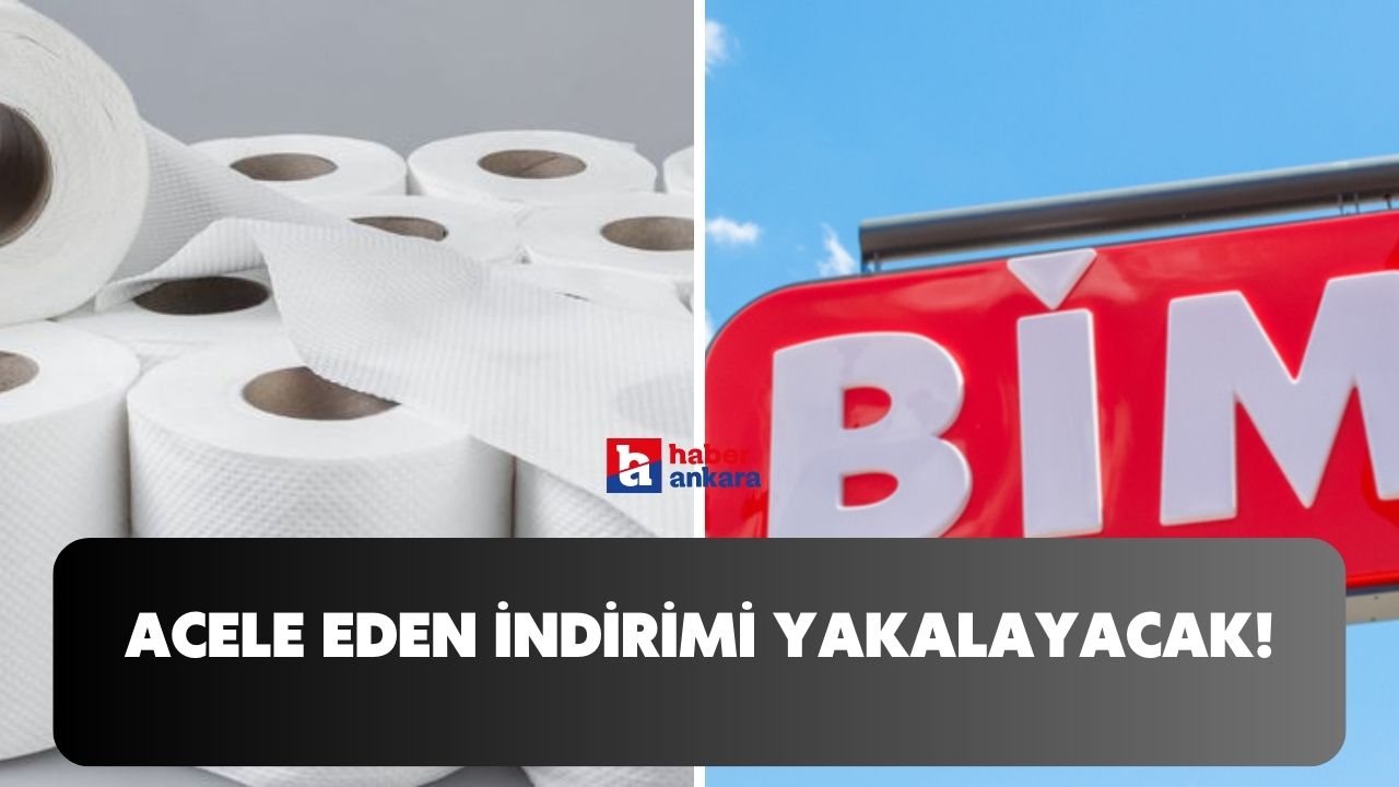 Ankaralılar toplanın! Tuvalet kağıdı sadece 22 TL