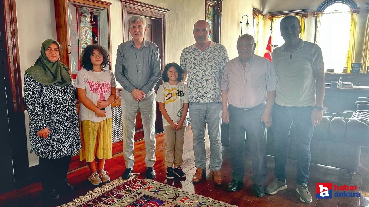 Beypazarı Belediye Başkanı Kaplan, şehit Seçkin Çil'in ailesini ağırladı!
