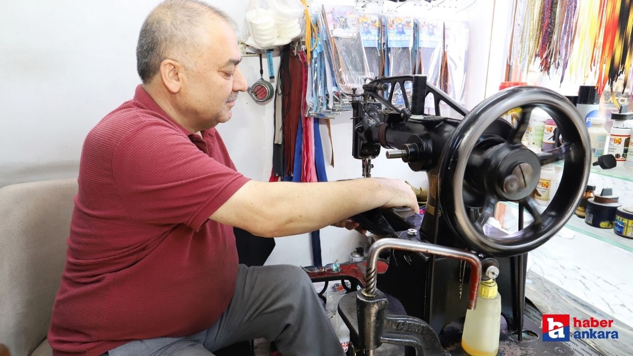 Ankara'da ayakkabı tamirine olan ilgi Arttı! Ekonomik krizin etkileri
