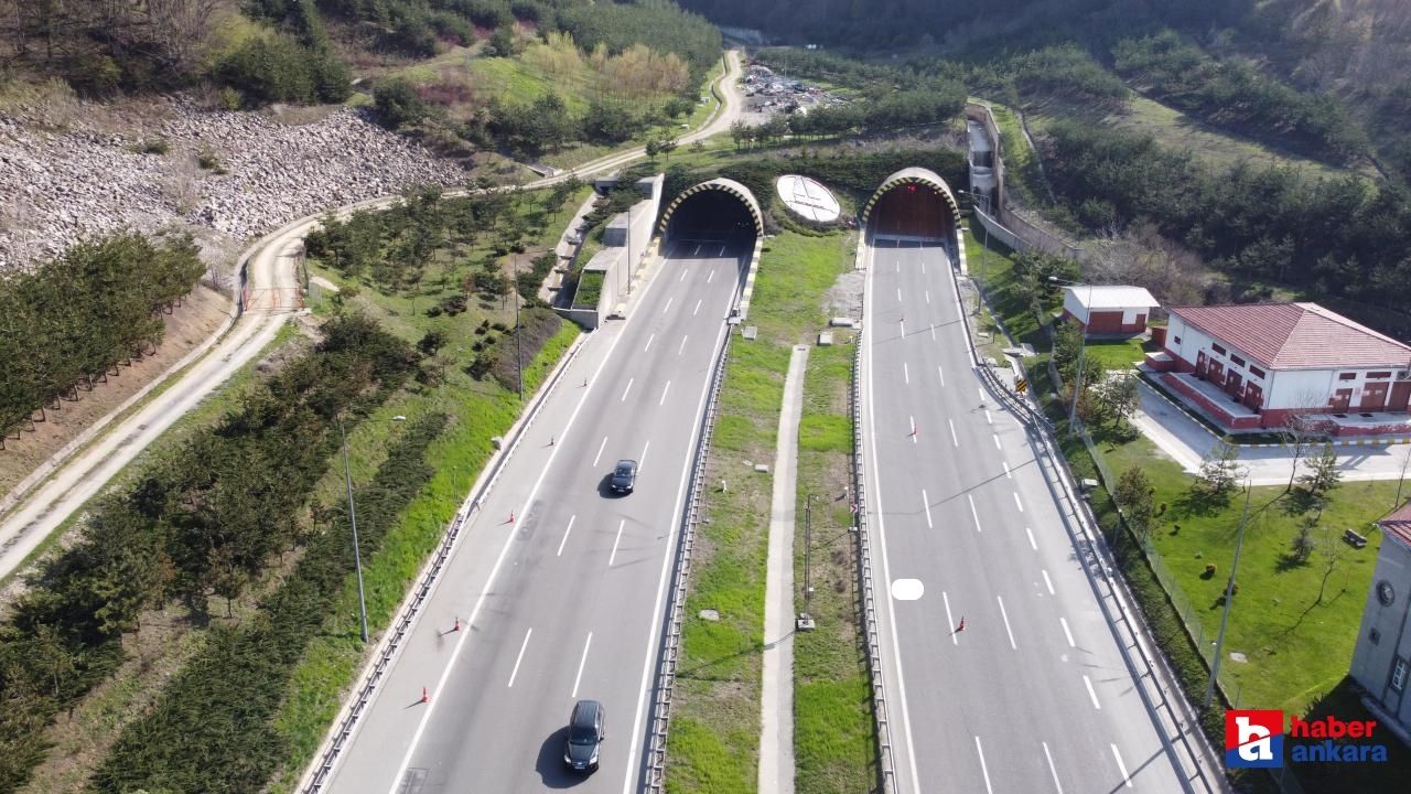 Bolu Tüneli'nde 46 günlük yol çalışması İstanbul-Ankara trafiğini etkileyecek!