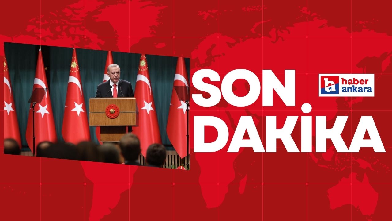 Cumhurbaşkanlığı Kabine Toplantısı sona erdi! Cumhurbaşkanı Erdoğan SON DAKİKA açıklıyor