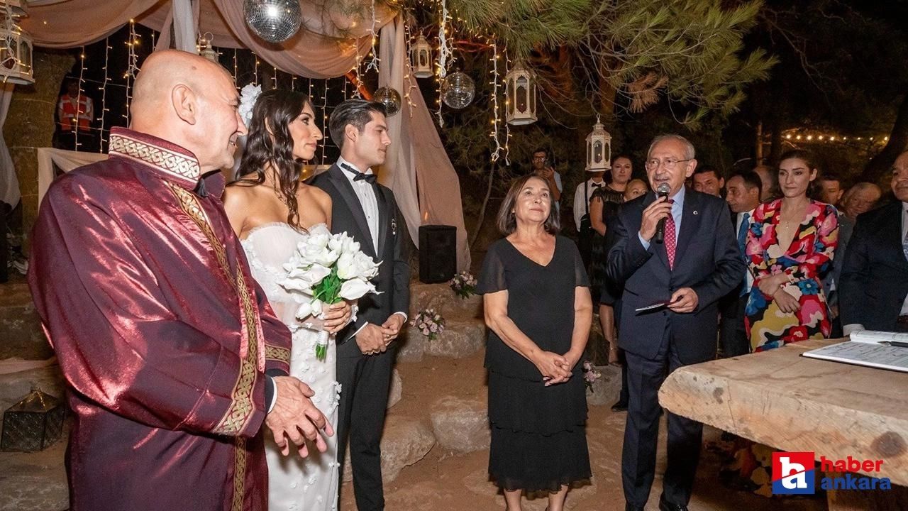 Kılıçdaroğlu, Tunç Soyer'in kızının düğününe nikah şahidi olarak katıldı