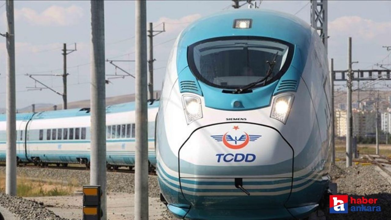 Ankara'da test sürüşü yapan yüksek hızlı tren raydan çıktı! 4 işçi yaralandı