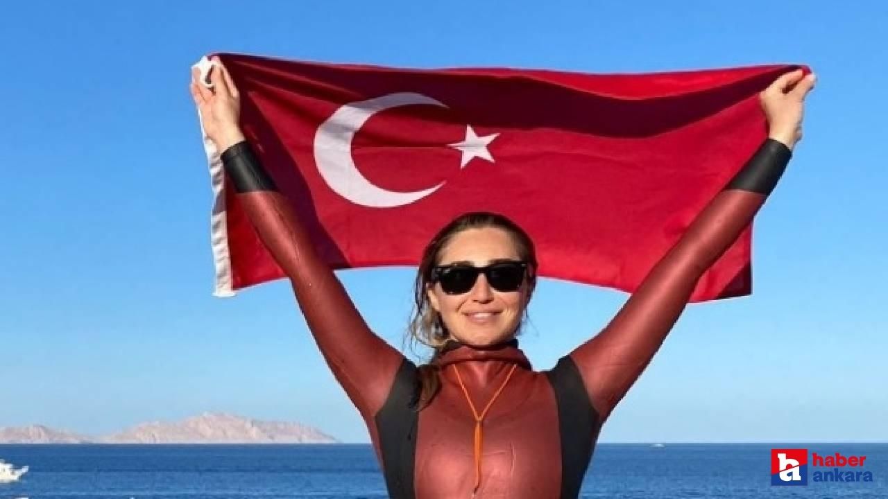 Milli sporcu Şahika Ercümen dünya rekorunu kırmak için nefesini 105 metre derinlikte tutacak