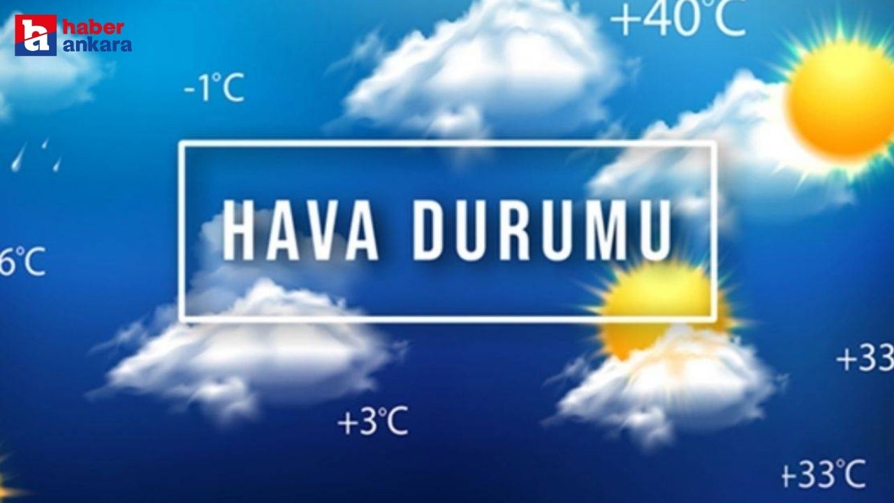 MGM açıkladı! 28 - 29 Ekim tarihlerinde Ankara'da hava nasıl olacak?