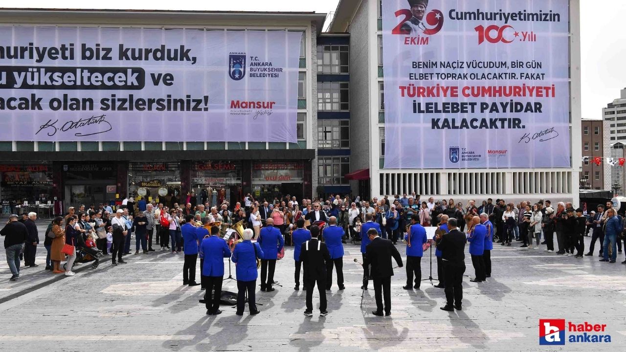 Cumhuriyetin 100’üncü yılı Ankara'da doyasıya kutlanıyor