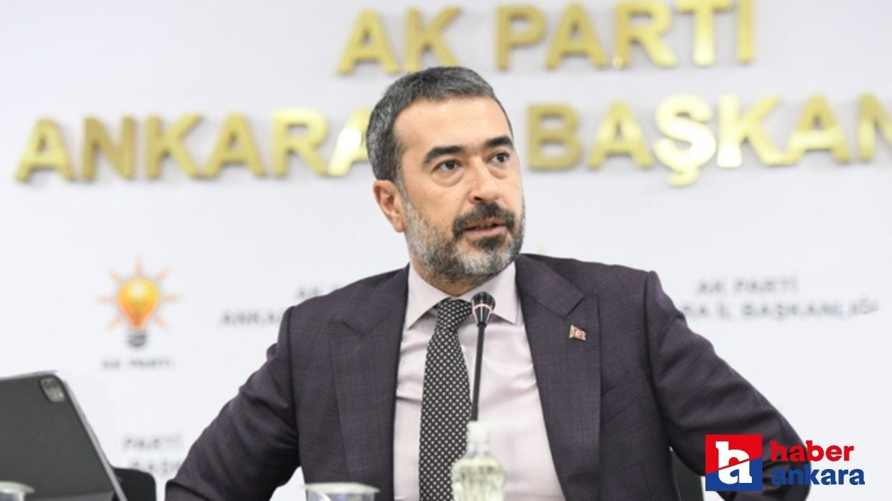 AK Parti Ankara İl Başkanı Özcan yerel seçimlere ilişkin açıklamada bulundu!