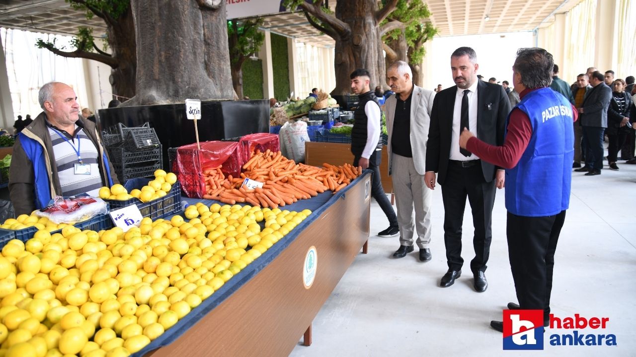 Pursaklar Belediyesi Mimar Sinan Kapalı Pazar Alanı ve Ticaret Merkezi'ni hizmete açtı